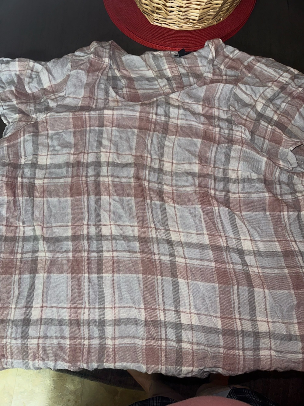 torrid Plaid Shirt in Rose and Gray
